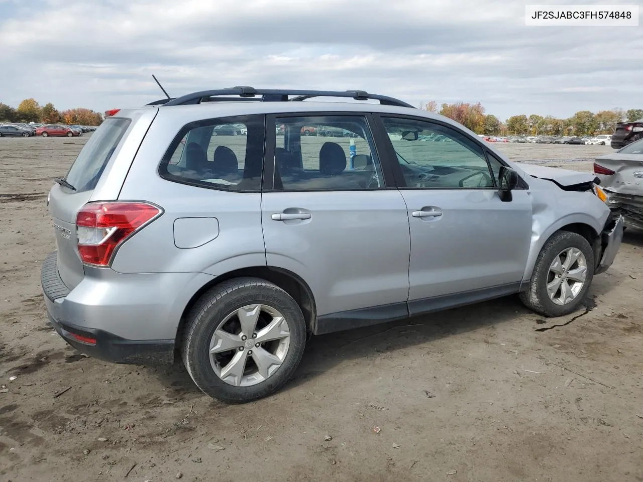 2015 Subaru Forester 2.5I VIN: JF2SJABC3FH574848 Lot: 77646554