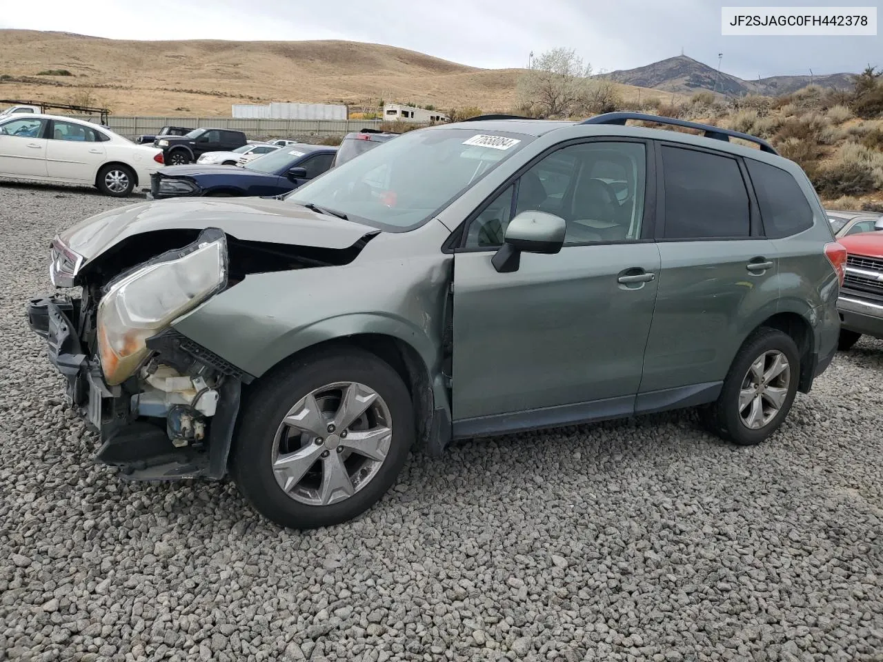 2015 Subaru Forester 2.5I Premium VIN: JF2SJAGC0FH442378 Lot: 77658084