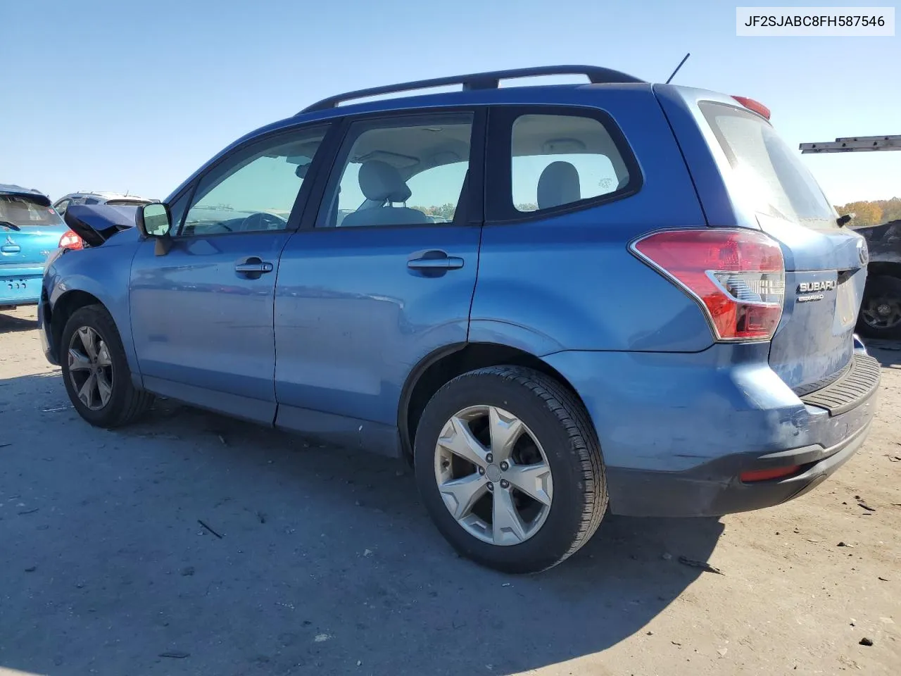 2015 Subaru Forester 2.5I VIN: JF2SJABC8FH587546 Lot: 77671174