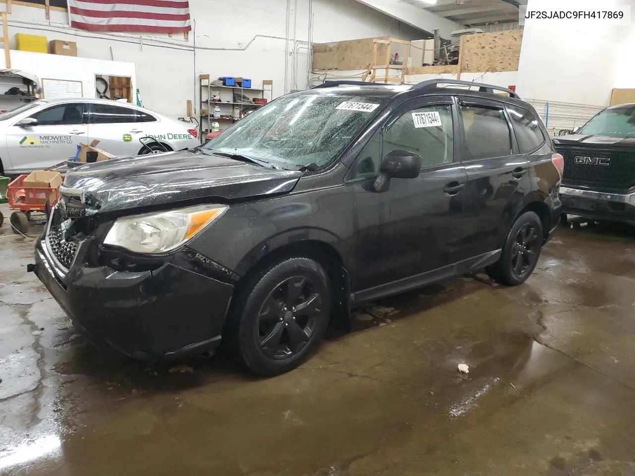 2015 Subaru Forester 2.5I Premium VIN: JF2SJADC9FH417869 Lot: 77671544