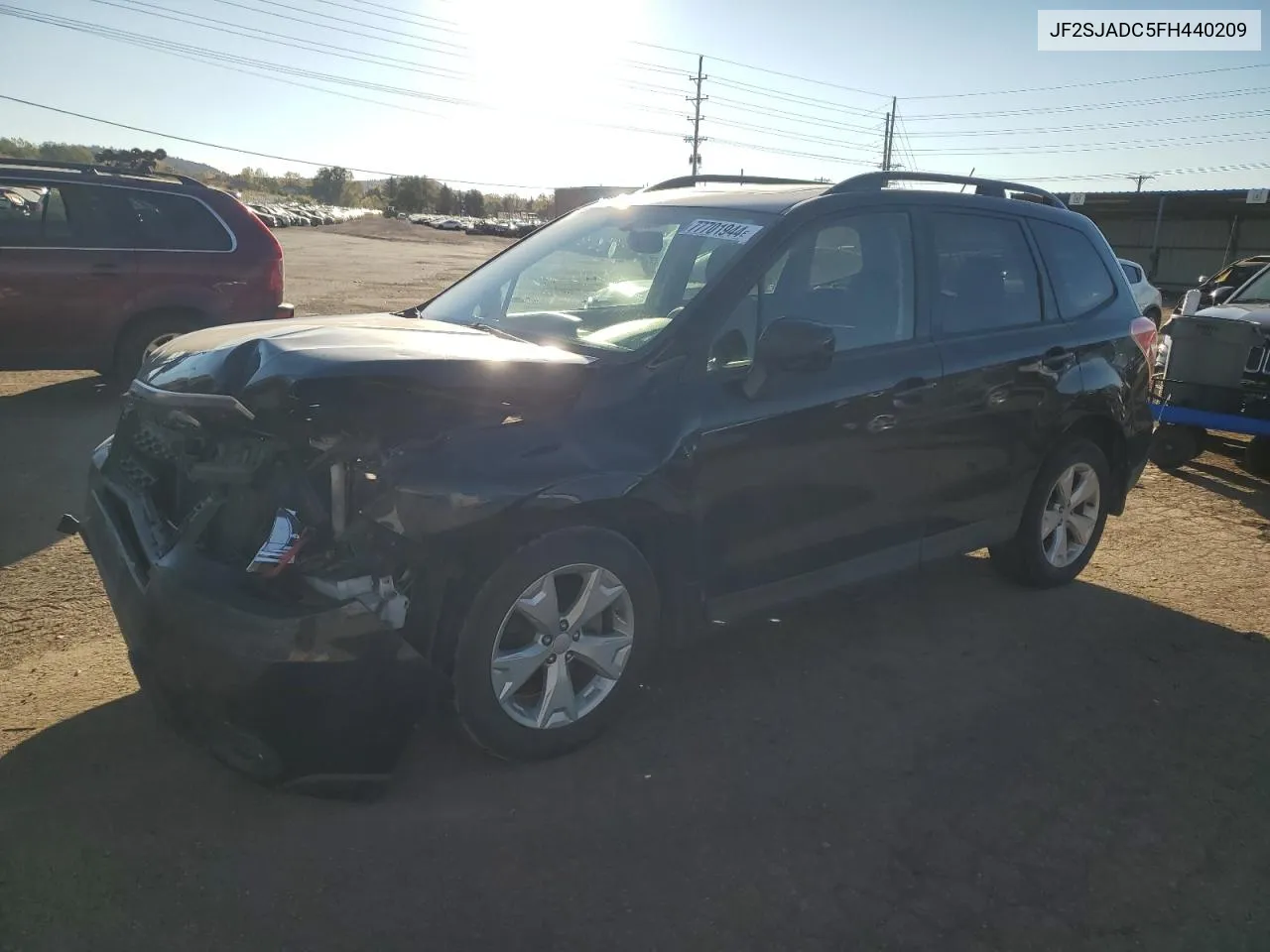 2015 Subaru Forester 2.5I Premium VIN: JF2SJADC5FH440209 Lot: 77701944