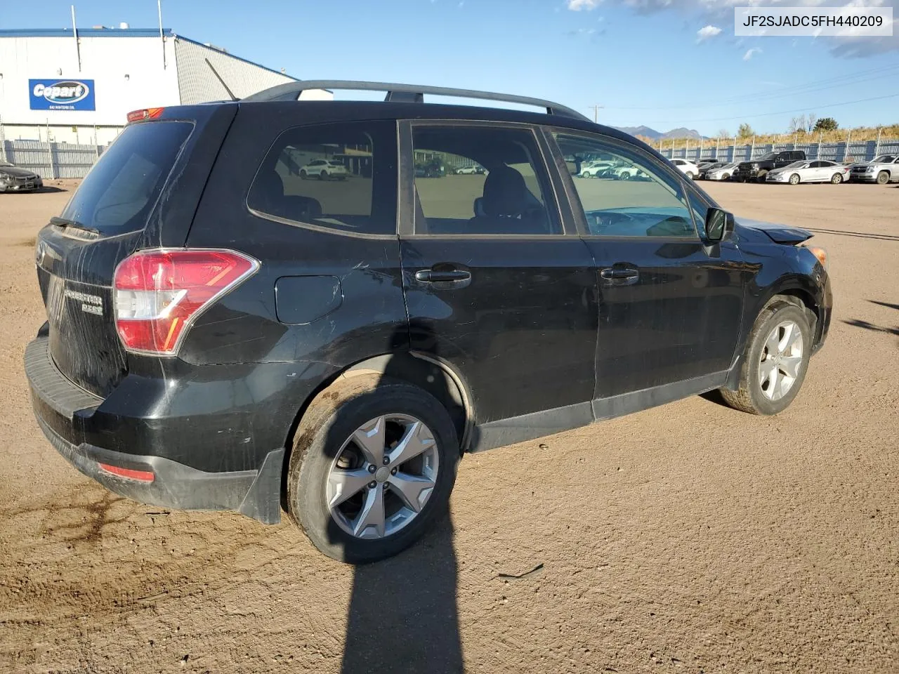 2015 Subaru Forester 2.5I Premium VIN: JF2SJADC5FH440209 Lot: 77701944