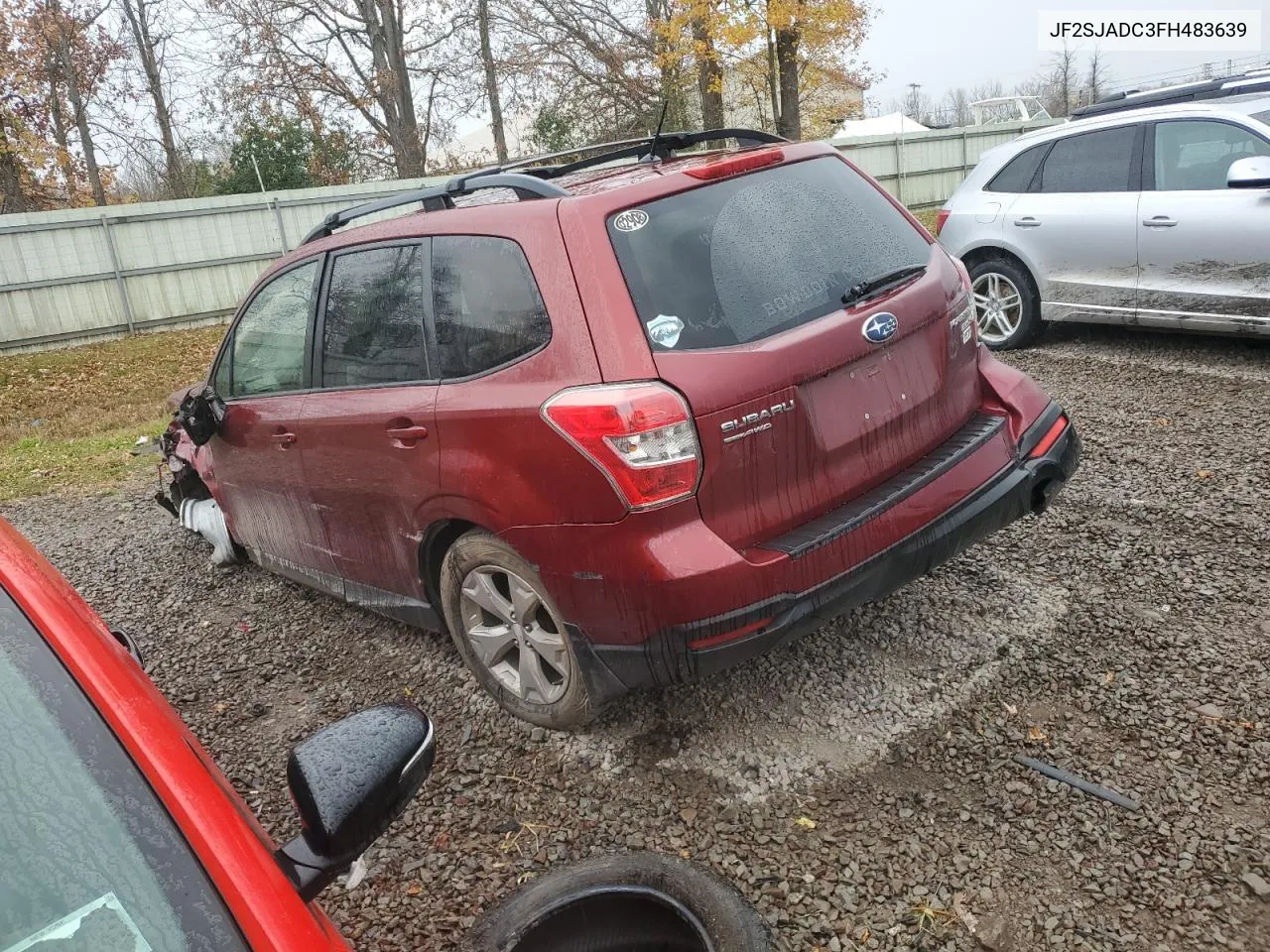 2015 Subaru Forester 2.5I Premium VIN: JF2SJADC3FH483639 Lot: 77773004