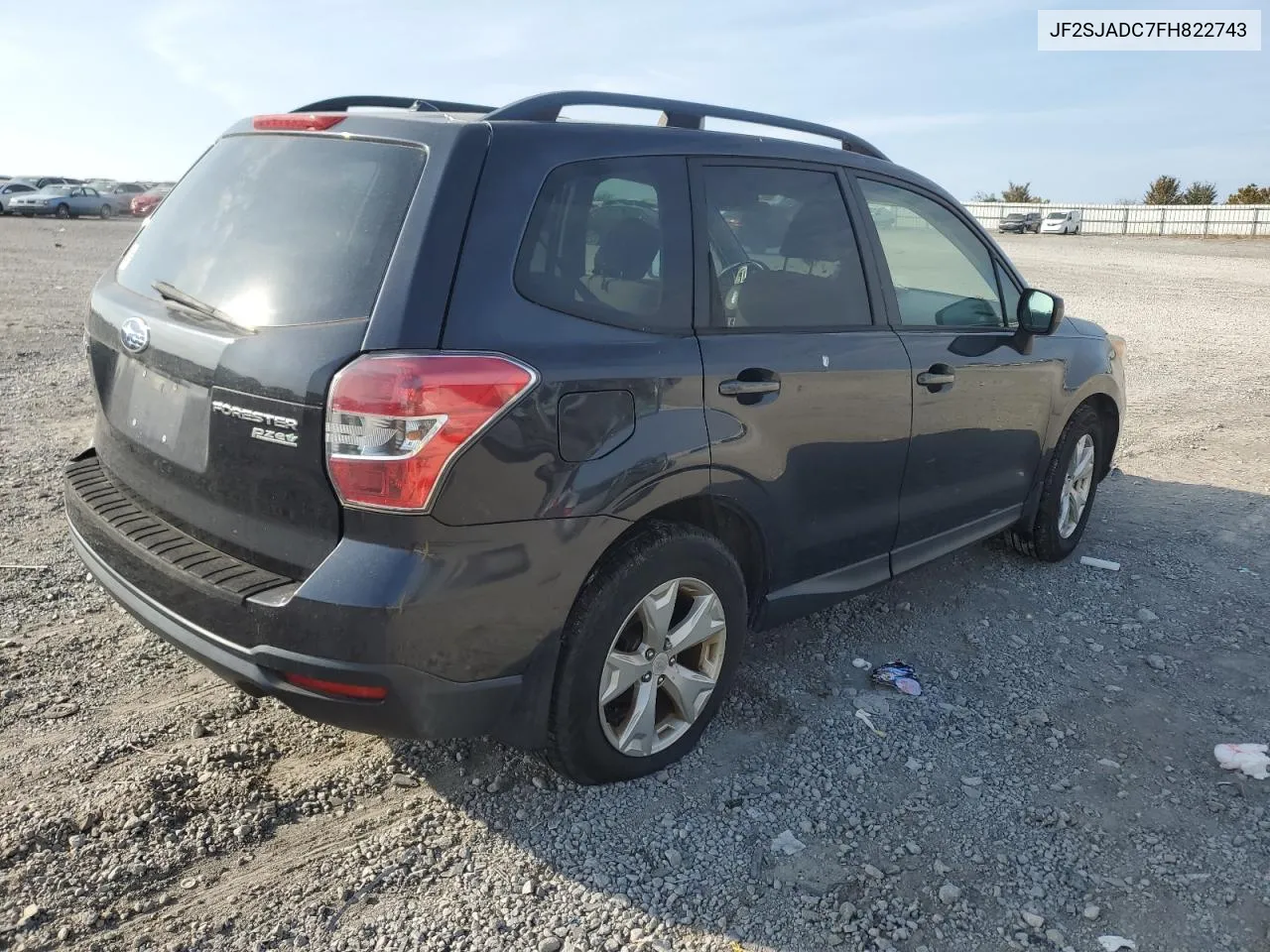 2015 Subaru Forester 2.5I Premium VIN: JF2SJADC7FH822743 Lot: 77959414