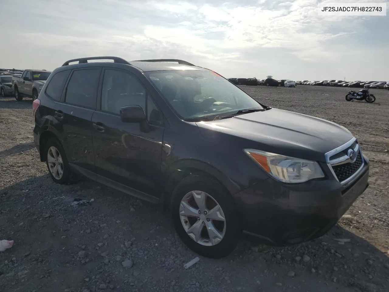 2015 Subaru Forester 2.5I Premium VIN: JF2SJADC7FH822743 Lot: 77959414