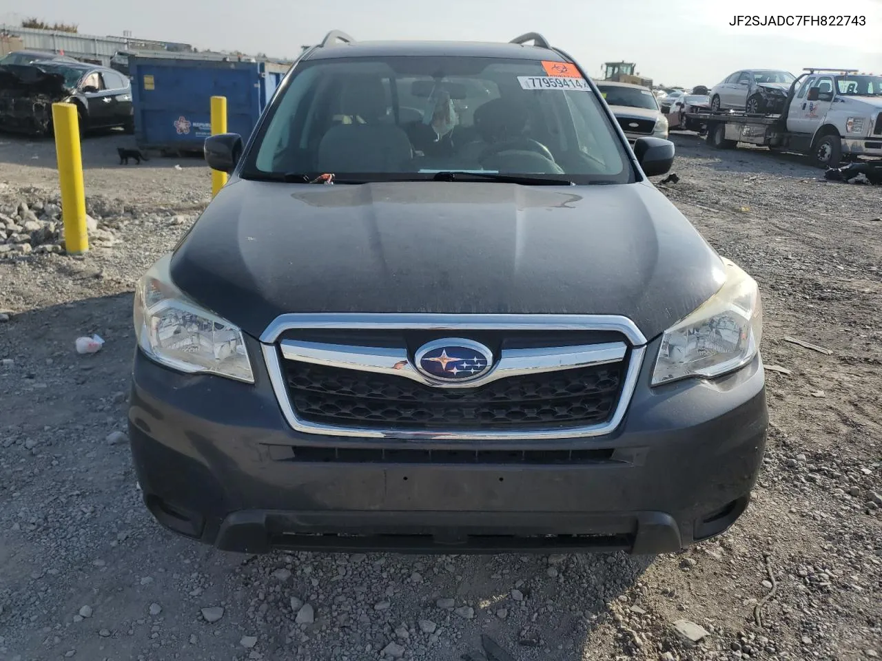 2015 Subaru Forester 2.5I Premium VIN: JF2SJADC7FH822743 Lot: 77959414