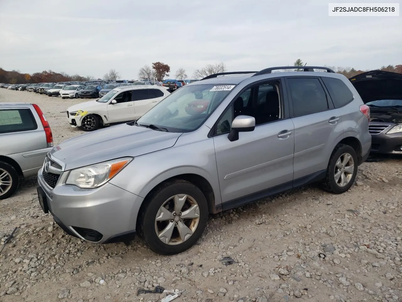 2015 Subaru Forester 2.5I Premium VIN: JF2SJADC8FH506218 Lot: 78032514