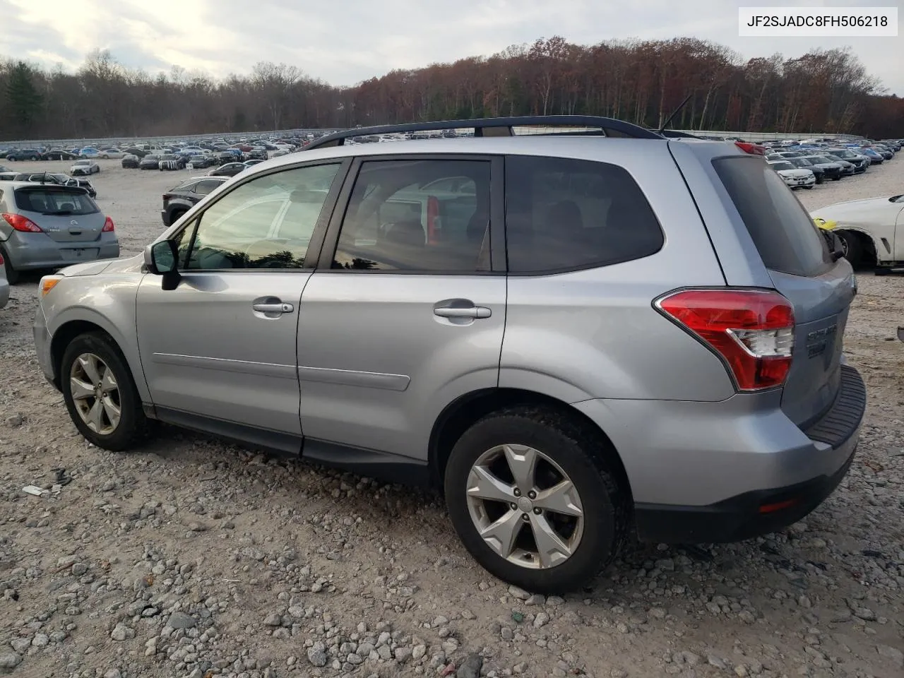 2015 Subaru Forester 2.5I Premium VIN: JF2SJADC8FH506218 Lot: 78032514