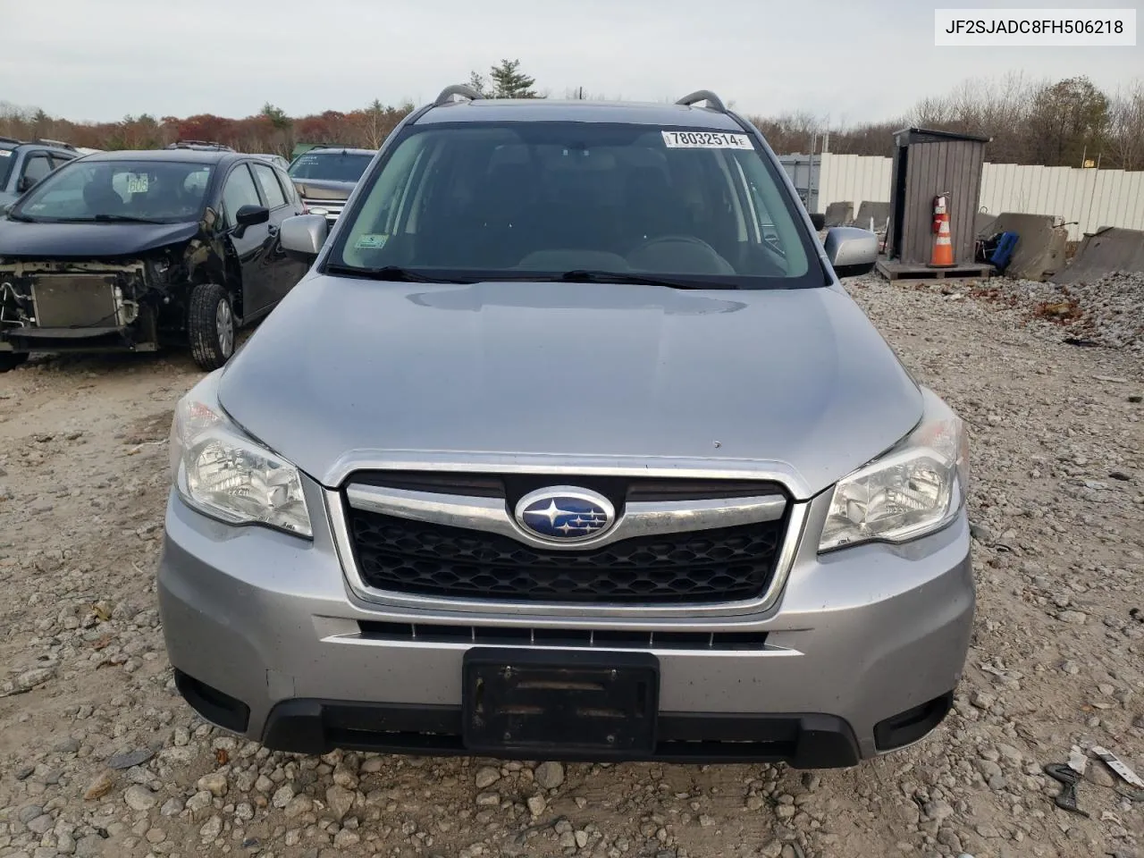 2015 Subaru Forester 2.5I Premium VIN: JF2SJADC8FH506218 Lot: 78032514