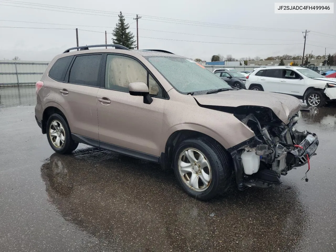 2015 Subaru Forester 2.5I Premium VIN: JF2SJADC4FH499946 Lot: 78136214