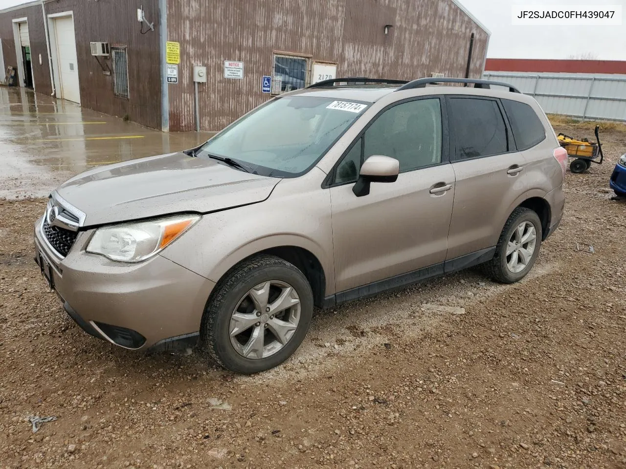 2015 Subaru Forester 2.5I Premium VIN: JF2SJADC0FH439047 Lot: 78157174