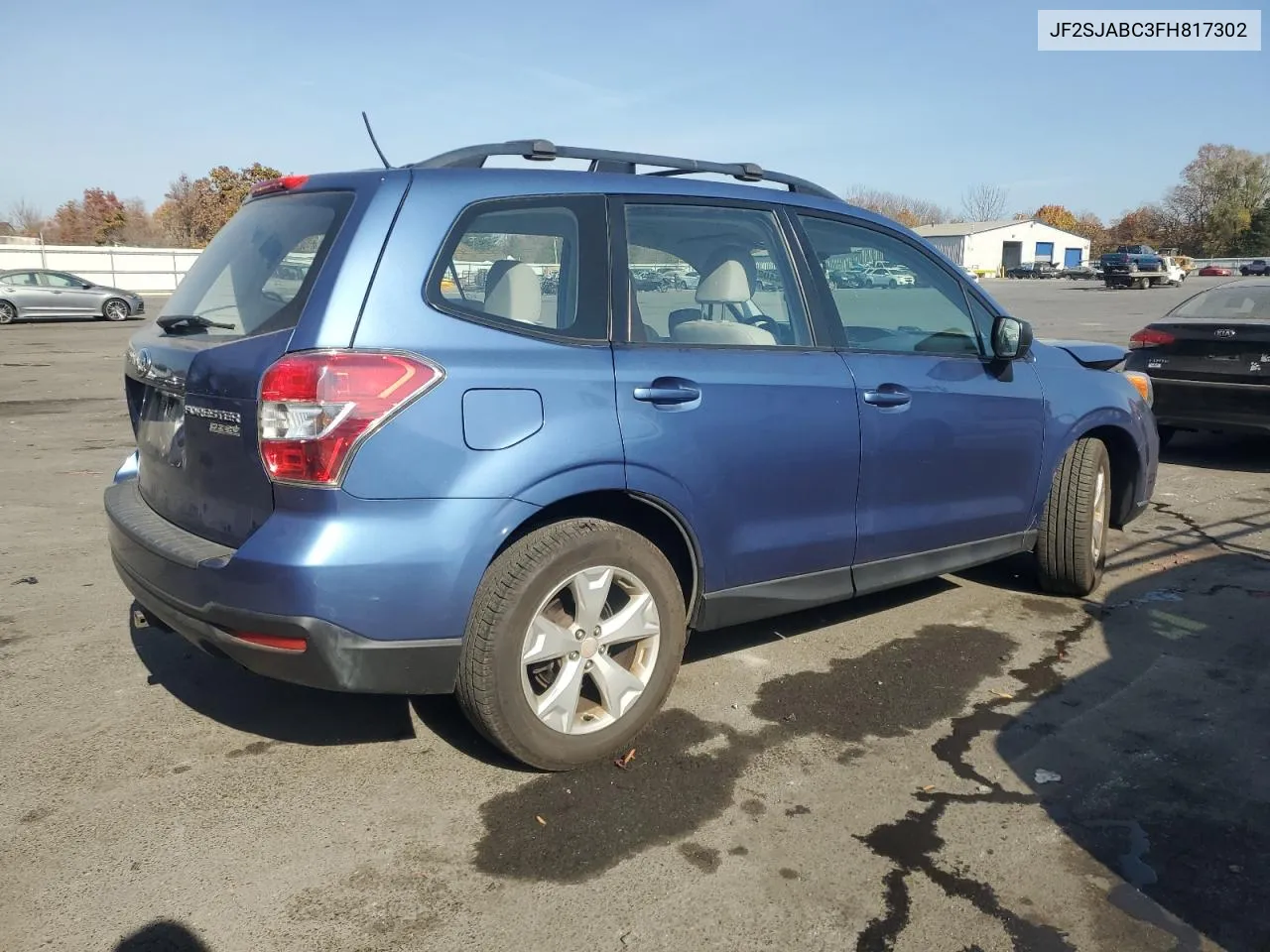 2015 Subaru Forester 2.5I VIN: JF2SJABC3FH817302 Lot: 78440254