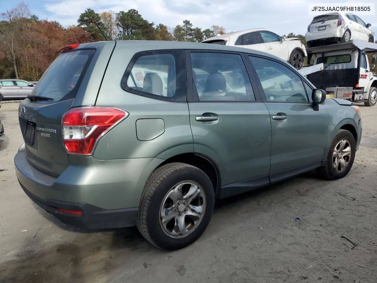 2015 Subaru Forester 2.5I VIN: JF2SJAAC9FH818505 Lot: 78447444