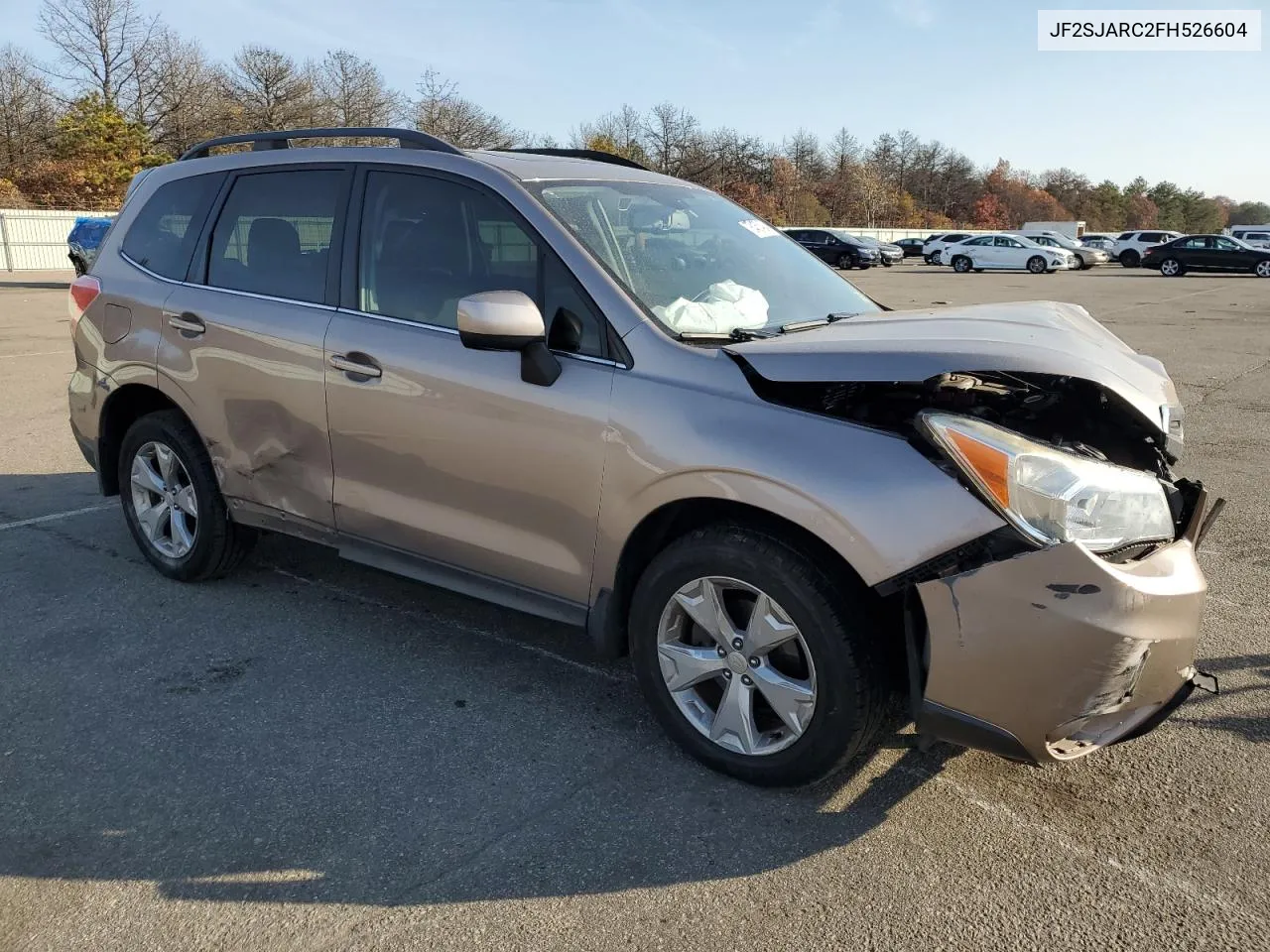 2015 Subaru Forester 2.5I Limited VIN: JF2SJARC2FH526604 Lot: 78457424