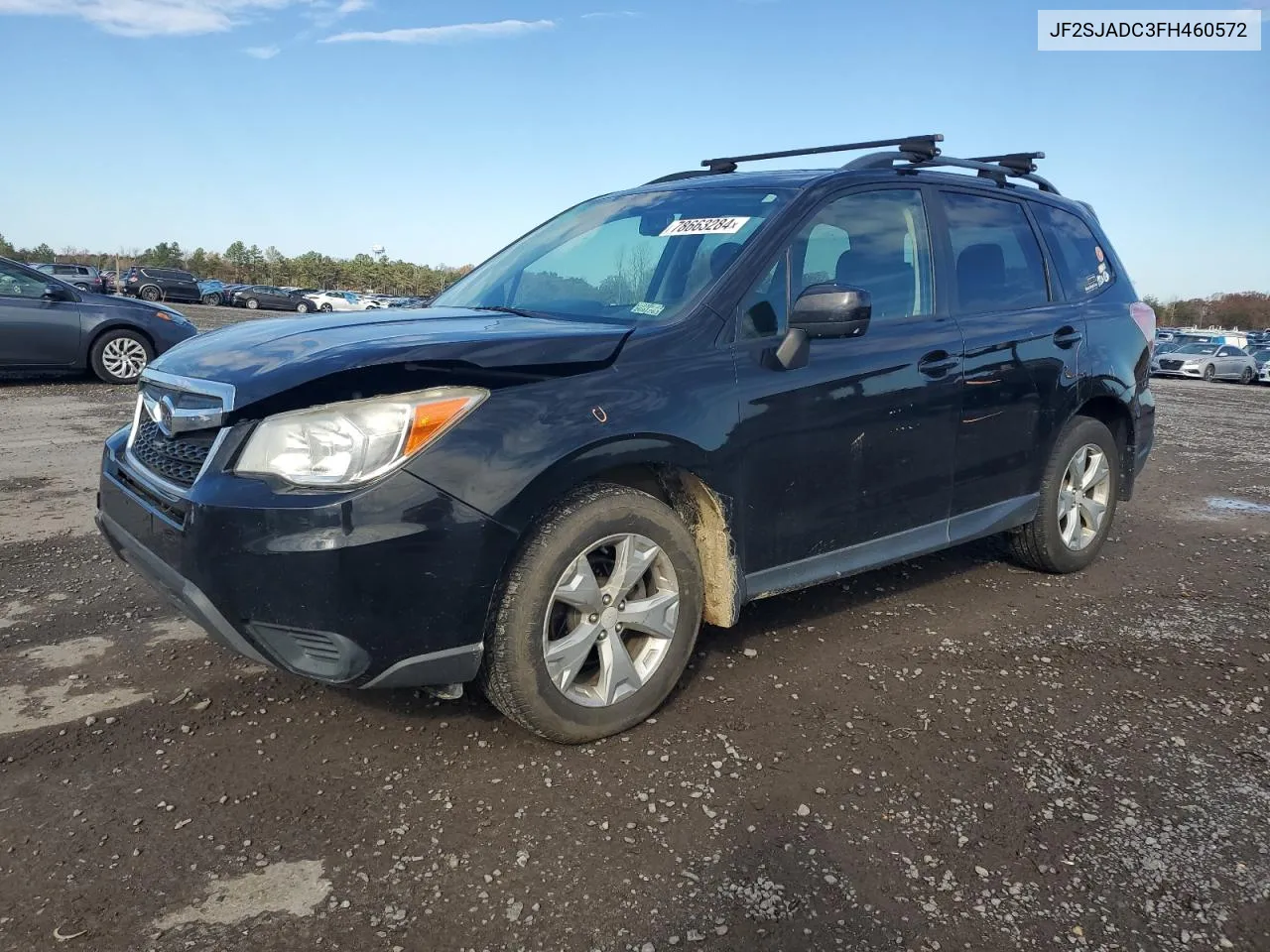 2015 Subaru Forester 2.5I Premium VIN: JF2SJADC3FH460572 Lot: 78663284