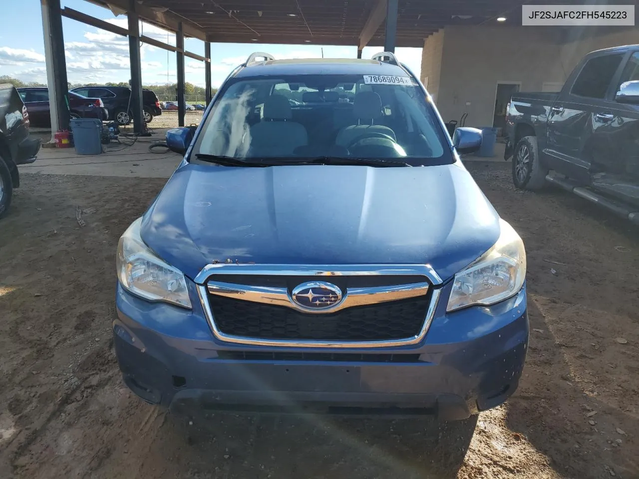 2015 Subaru Forester 2.5I Premium VIN: JF2SJAFC2FH545223 Lot: 78689094