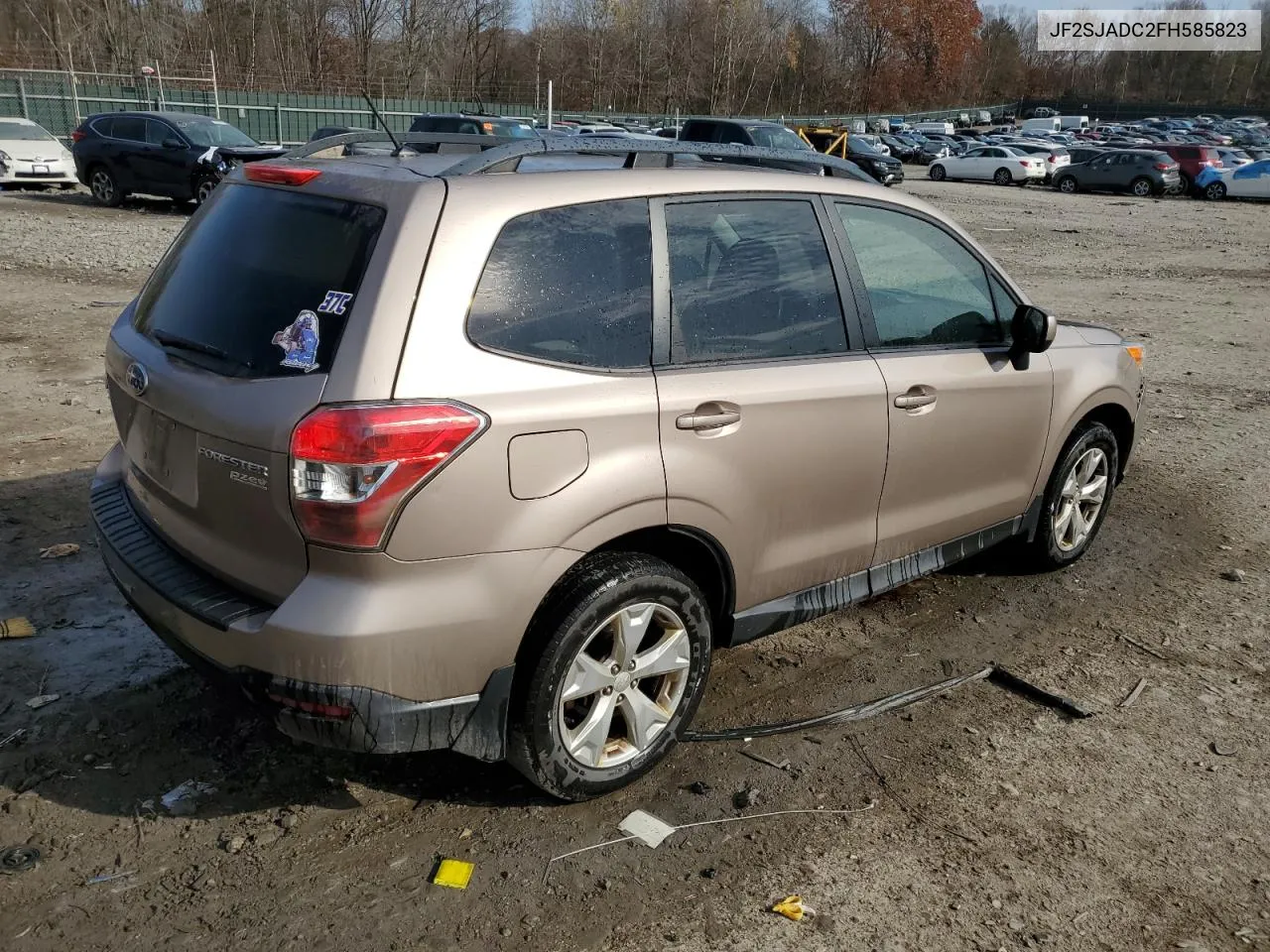 2015 Subaru Forester 2.5I Premium VIN: JF2SJADC2FH585823 Lot: 78690474