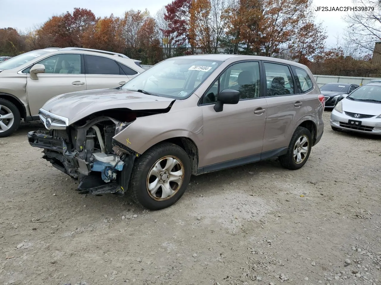 2015 Subaru Forester 2.5I VIN: JF2SJAAC2FH539879 Lot: 78719484