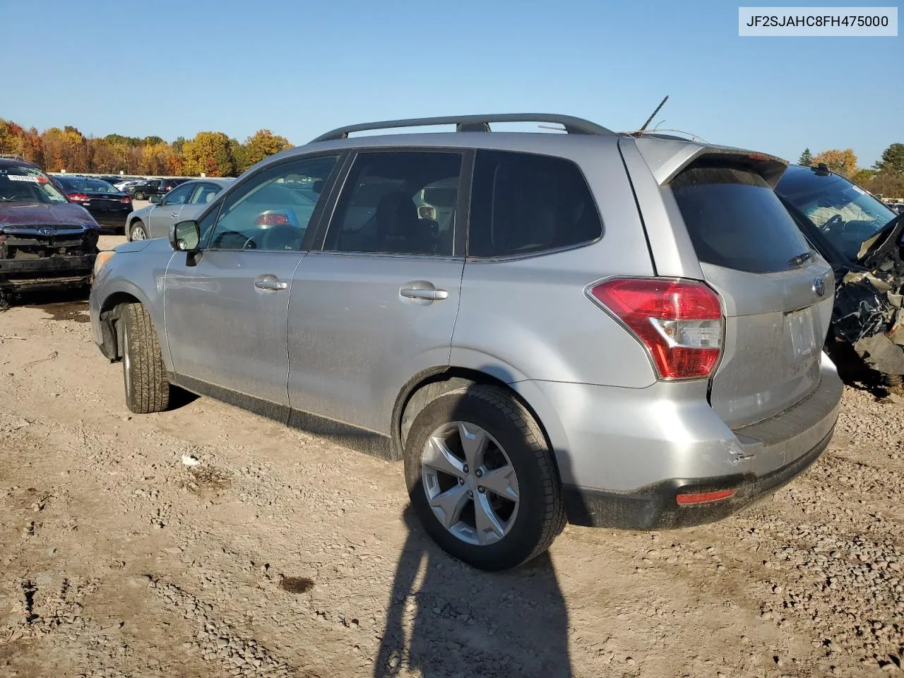 2015 Subaru Forester 2.5I Limited VIN: JF2SJAHC8FH475000 Lot: 78799264