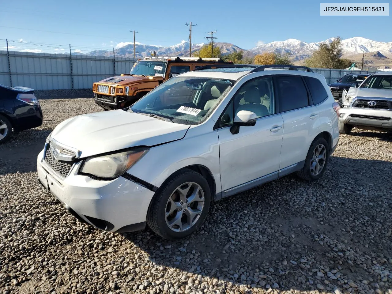 2015 Subaru Forester 2.5I Touring VIN: JF2SJAUC9FH515431 Lot: 78807944