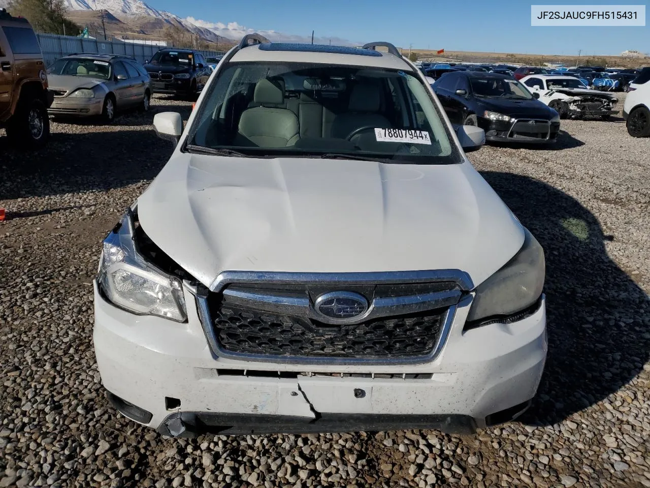 2015 Subaru Forester 2.5I Touring VIN: JF2SJAUC9FH515431 Lot: 78807944