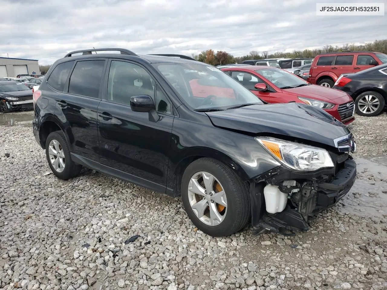 2015 Subaru Forester 2.5I Premium VIN: JF2SJADC5FH532551 Lot: 78953194