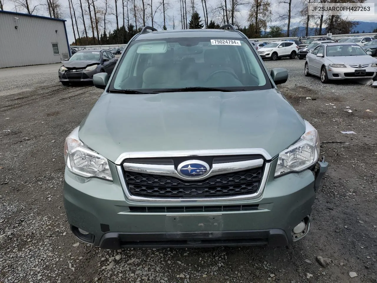 2015 Subaru Forester 2.5I Limited VIN: JF2SJARC0FH427263 Lot: 79024794