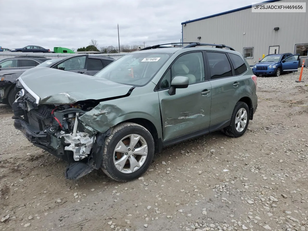 2015 Subaru Forester 2.5I Premium VIN: JF2SJADCXFH469656 Lot: 79074404