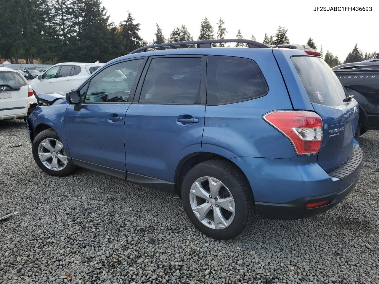 2015 Subaru Forester 2.5I VIN: JF2SJABC1FH436693 Lot: 79120224