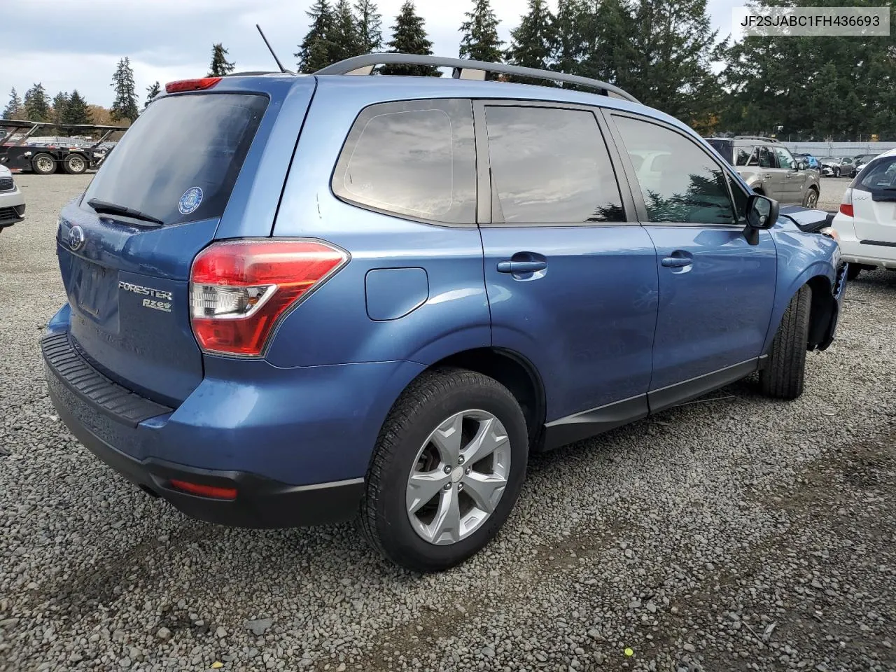 2015 Subaru Forester 2.5I VIN: JF2SJABC1FH436693 Lot: 79120224