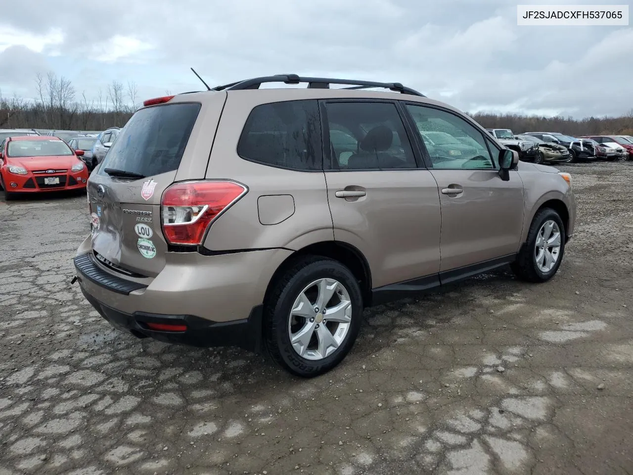 2015 Subaru Forester 2.5I Premium VIN: JF2SJADCXFH537065 Lot: 79170714