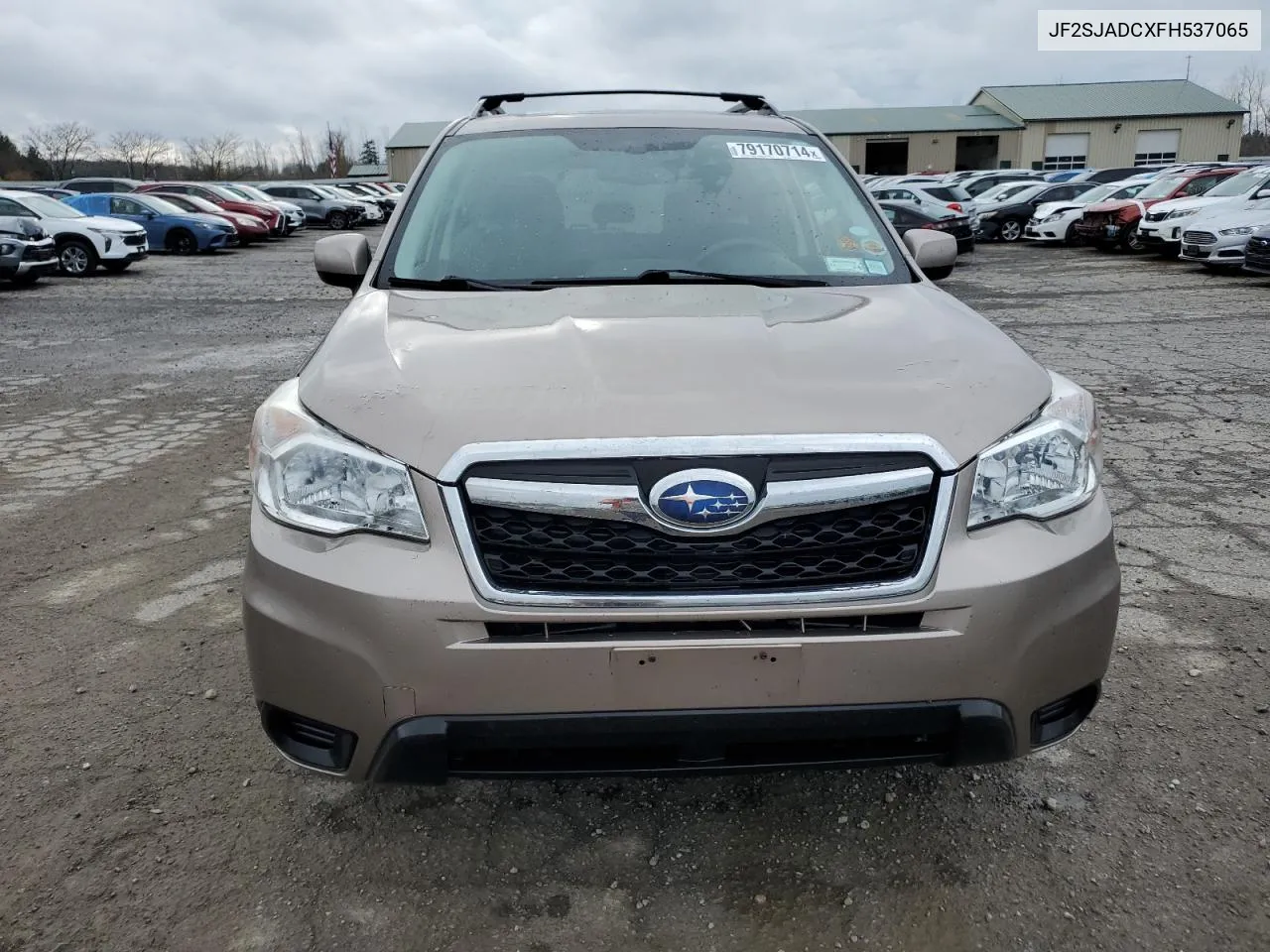 2015 Subaru Forester 2.5I Premium VIN: JF2SJADCXFH537065 Lot: 79170714