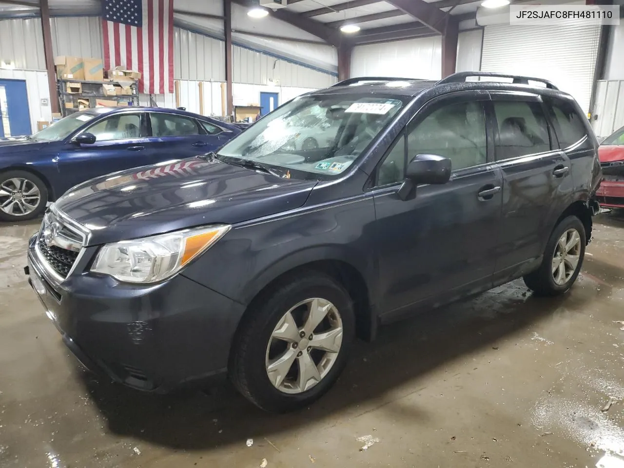 2015 Subaru Forester 2.5I Premium VIN: JF2SJAFC8FH481110 Lot: 79172774