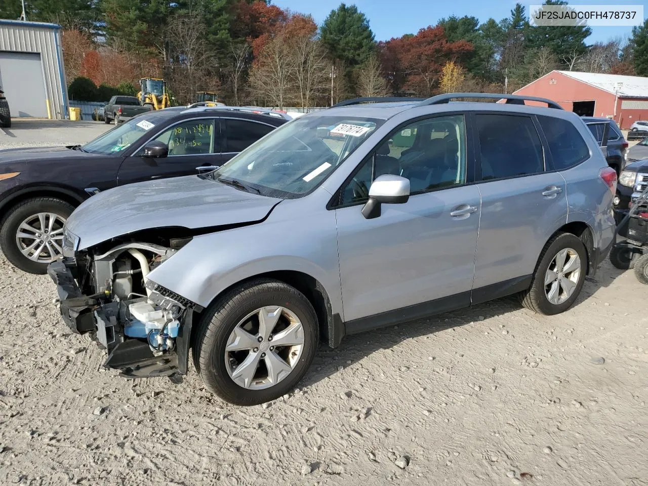 2015 Subaru Forester 2.5I Premium VIN: JF2SJADC0FH478737 Lot: 79176774