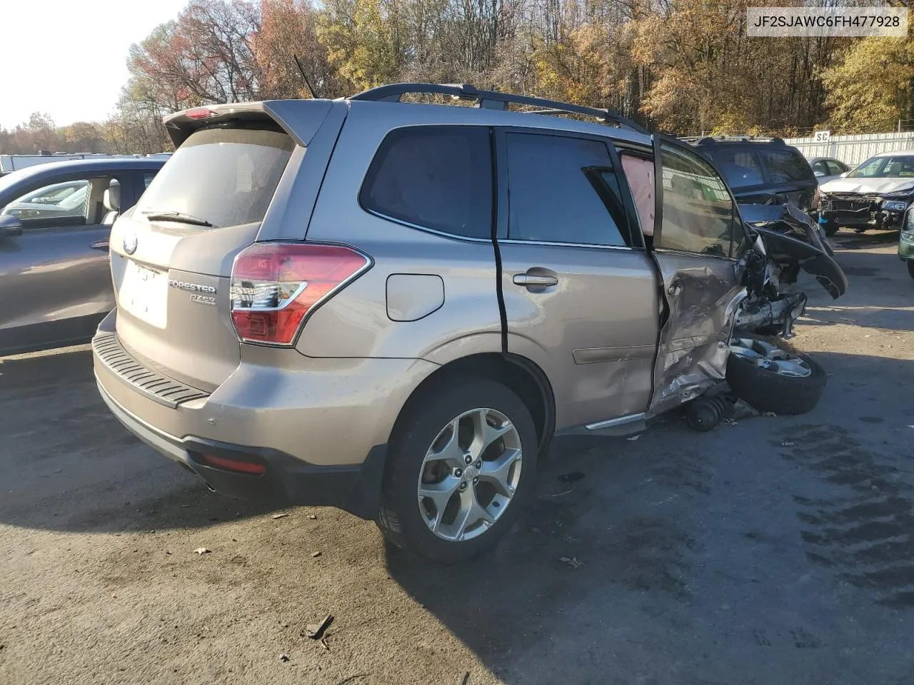 2015 Subaru Forester 2.5I Touring VIN: JF2SJAWC6FH477928 Lot: 79188394