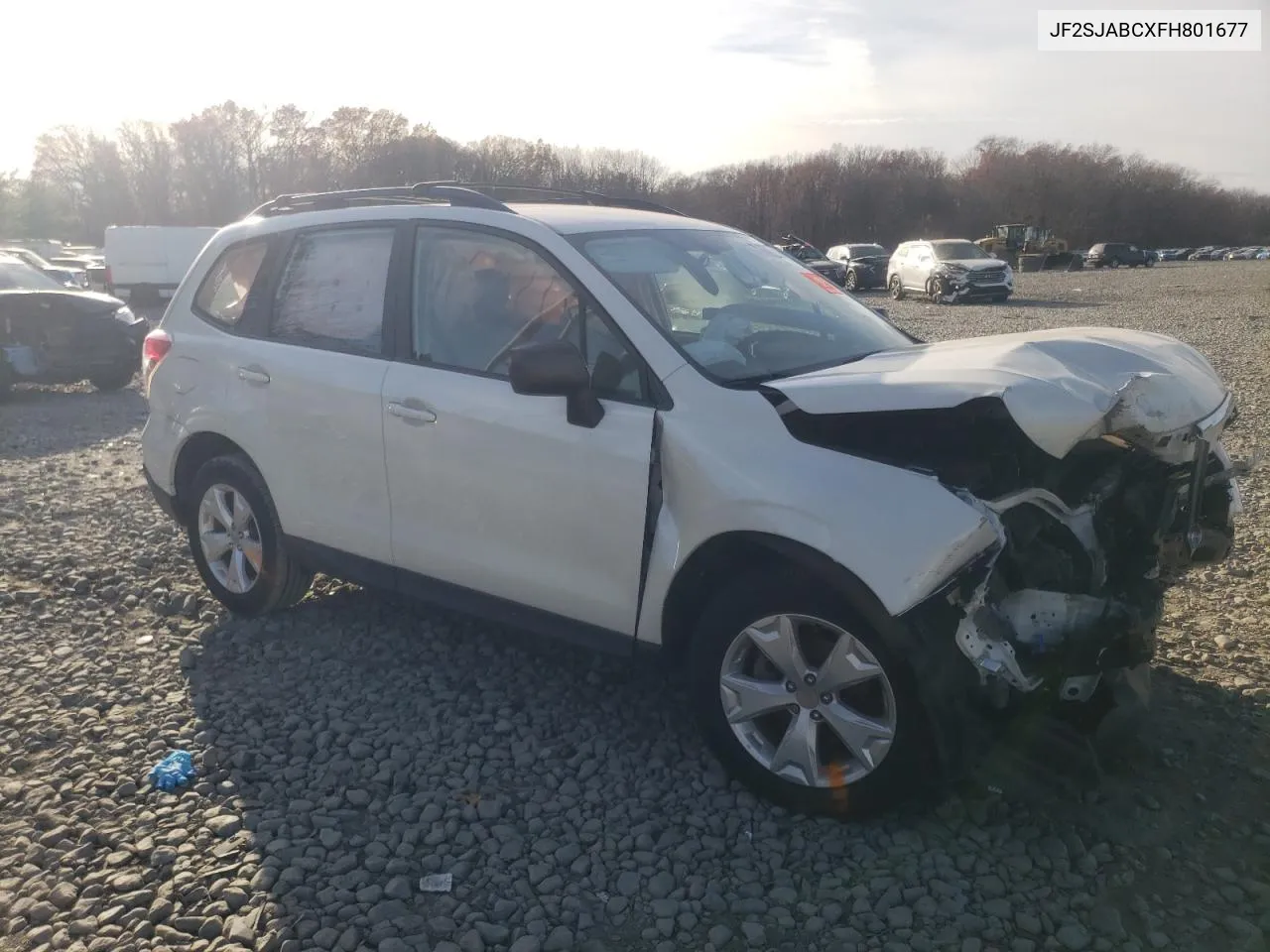 2015 Subaru Forester 2.5I VIN: JF2SJABCXFH801677 Lot: 79282794