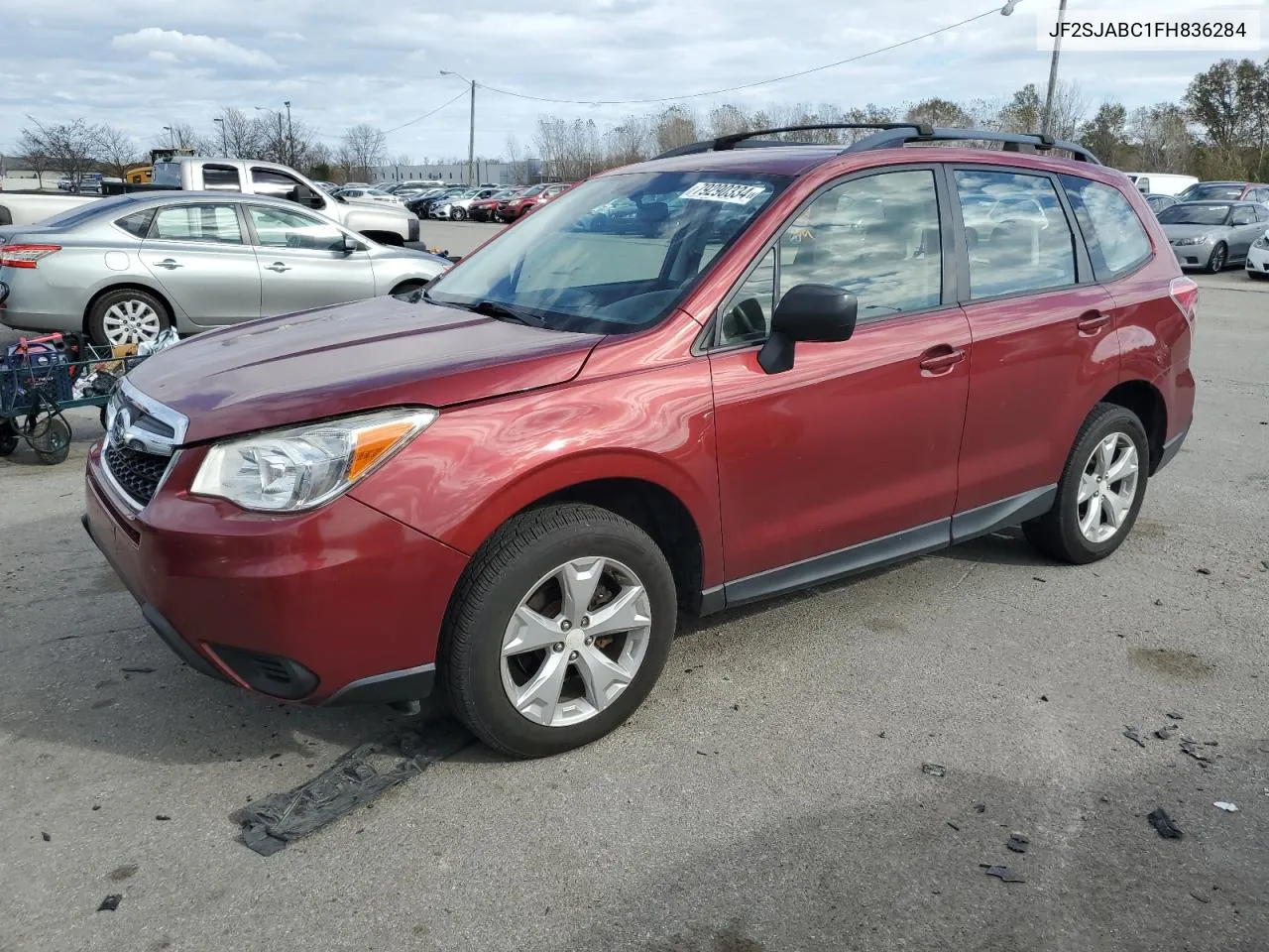 2015 Subaru Forester 2.5I VIN: JF2SJABC1FH836284 Lot: 79290334