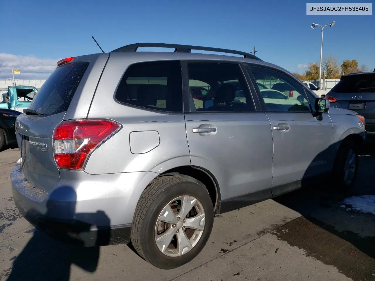 2015 Subaru Forester 2.5I Premium VIN: JF2SJADC2FH538405 Lot: 79324244