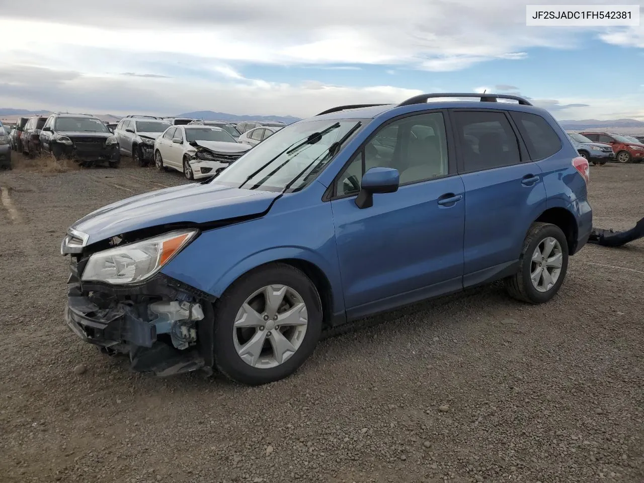 2015 Subaru Forester 2.5I Premium VIN: JF2SJADC1FH542381 Lot: 79418514