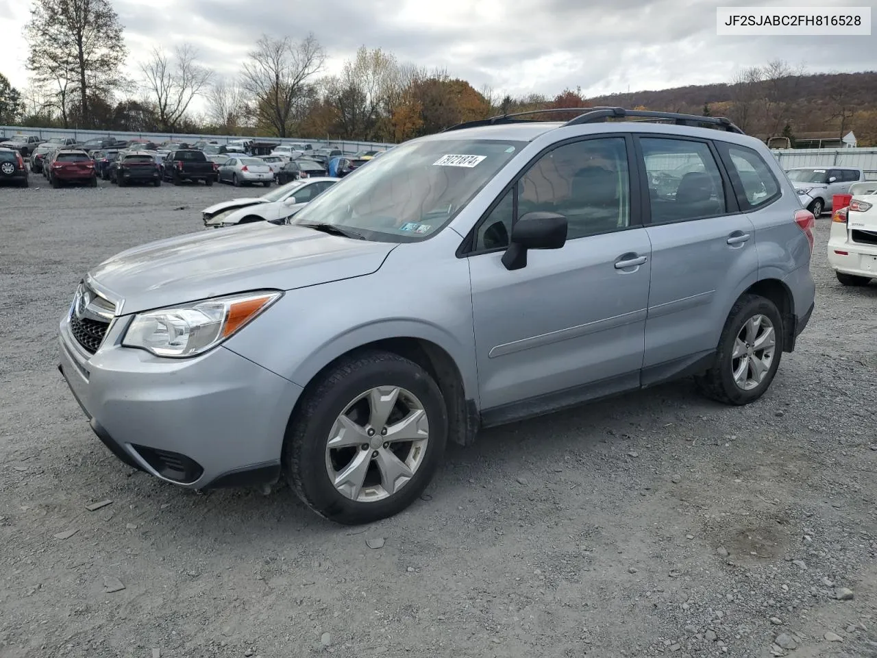 2015 Subaru Forester 2.5I VIN: JF2SJABC2FH816528 Lot: 79721874