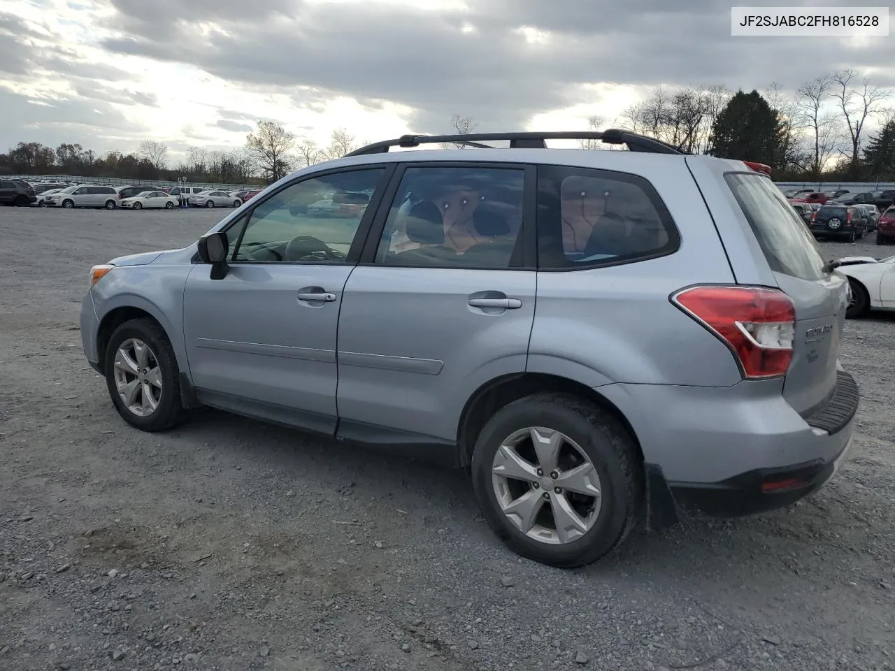 2015 Subaru Forester 2.5I VIN: JF2SJABC2FH816528 Lot: 79721874