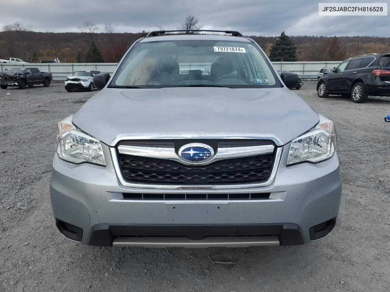 2015 Subaru Forester 2.5I VIN: JF2SJABC2FH816528 Lot: 79721874