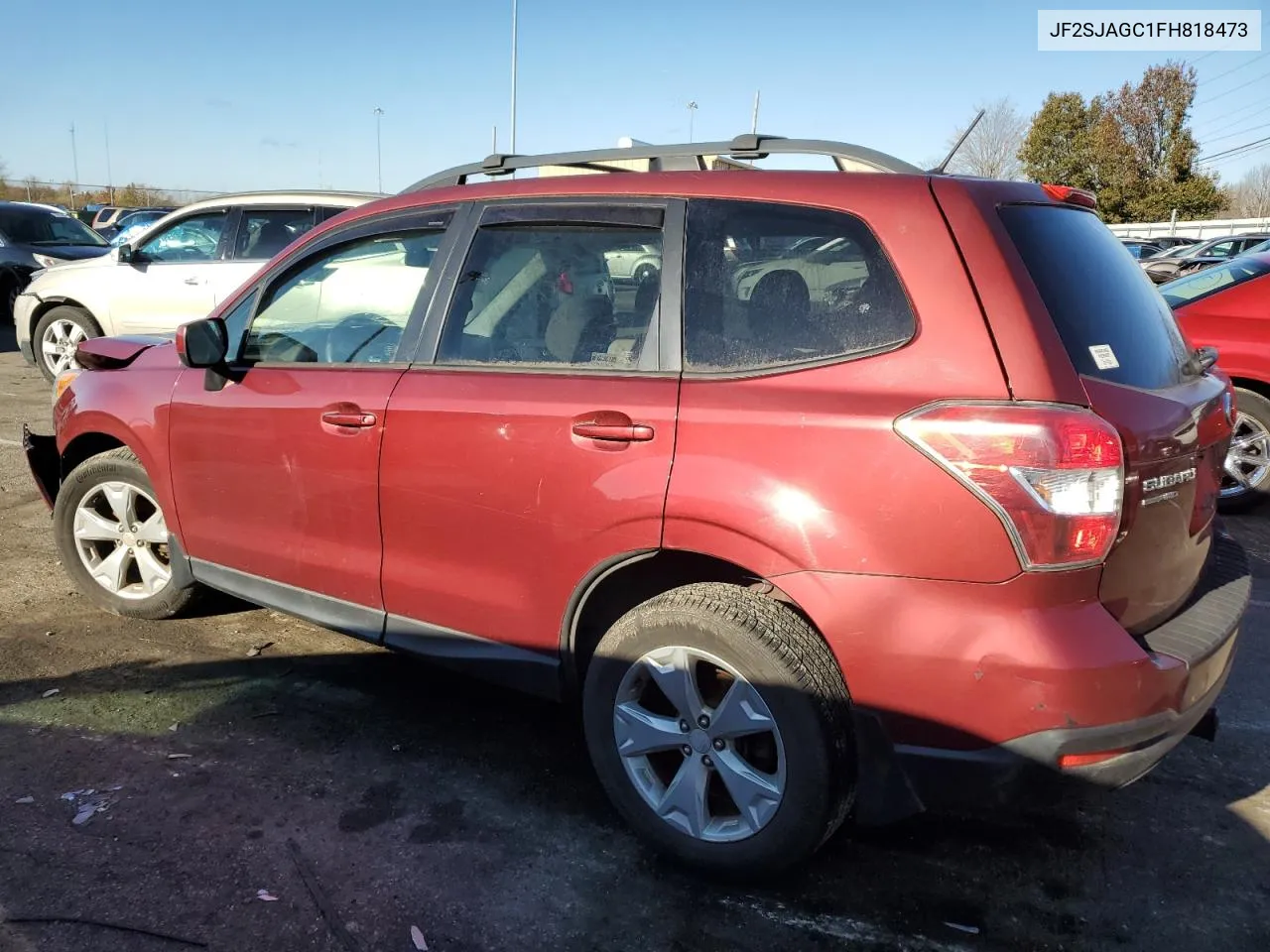 2015 Subaru Forester 2.5I Premium VIN: JF2SJAGC1FH818473 Lot: 80087284