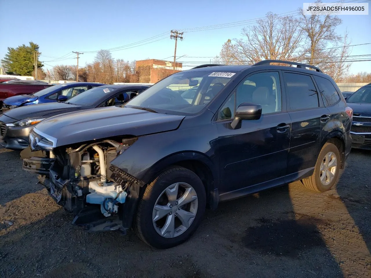 2015 Subaru Forester 2.5I Premium VIN: JF2SJADC5FH496005 Lot: 80137714