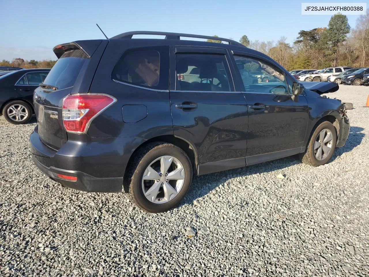 2015 Subaru Forester 2.5I Limited VIN: JF2SJAHCXFH800388 Lot: 80141464