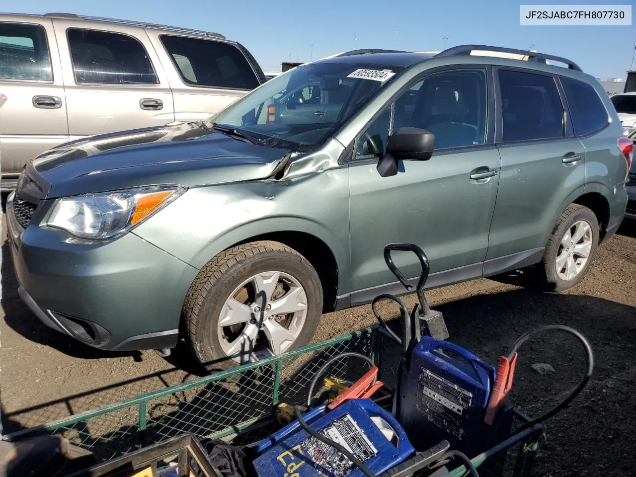 2015 Subaru Forester 2.5I VIN: JF2SJABC7FH807730 Lot: 80593504