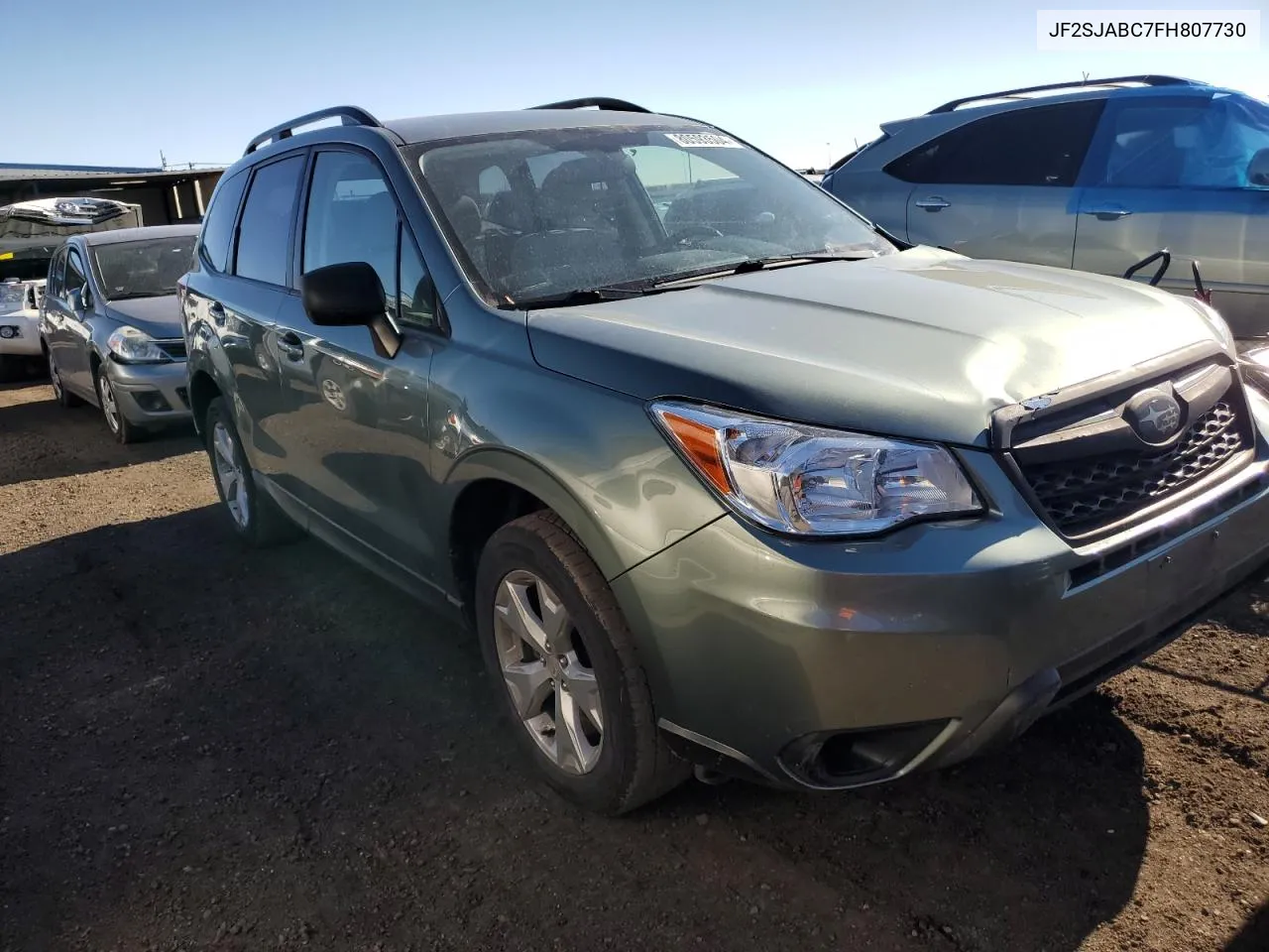 2015 Subaru Forester 2.5I VIN: JF2SJABC7FH807730 Lot: 80593504