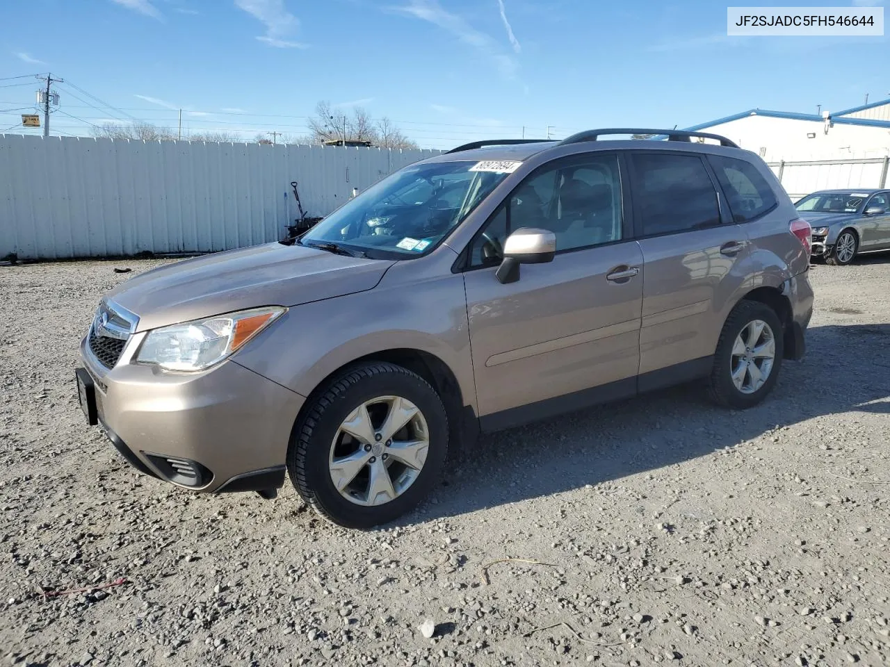 2015 Subaru Forester 2.5I Premium VIN: JF2SJADC5FH546644 Lot: 80972694