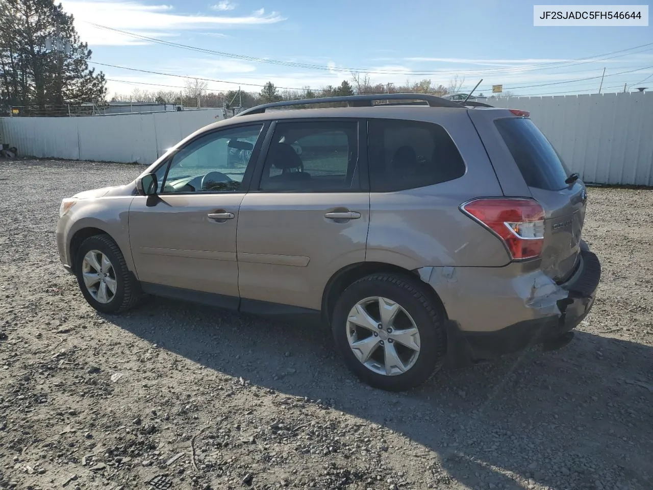 2015 Subaru Forester 2.5I Premium VIN: JF2SJADC5FH546644 Lot: 80972694