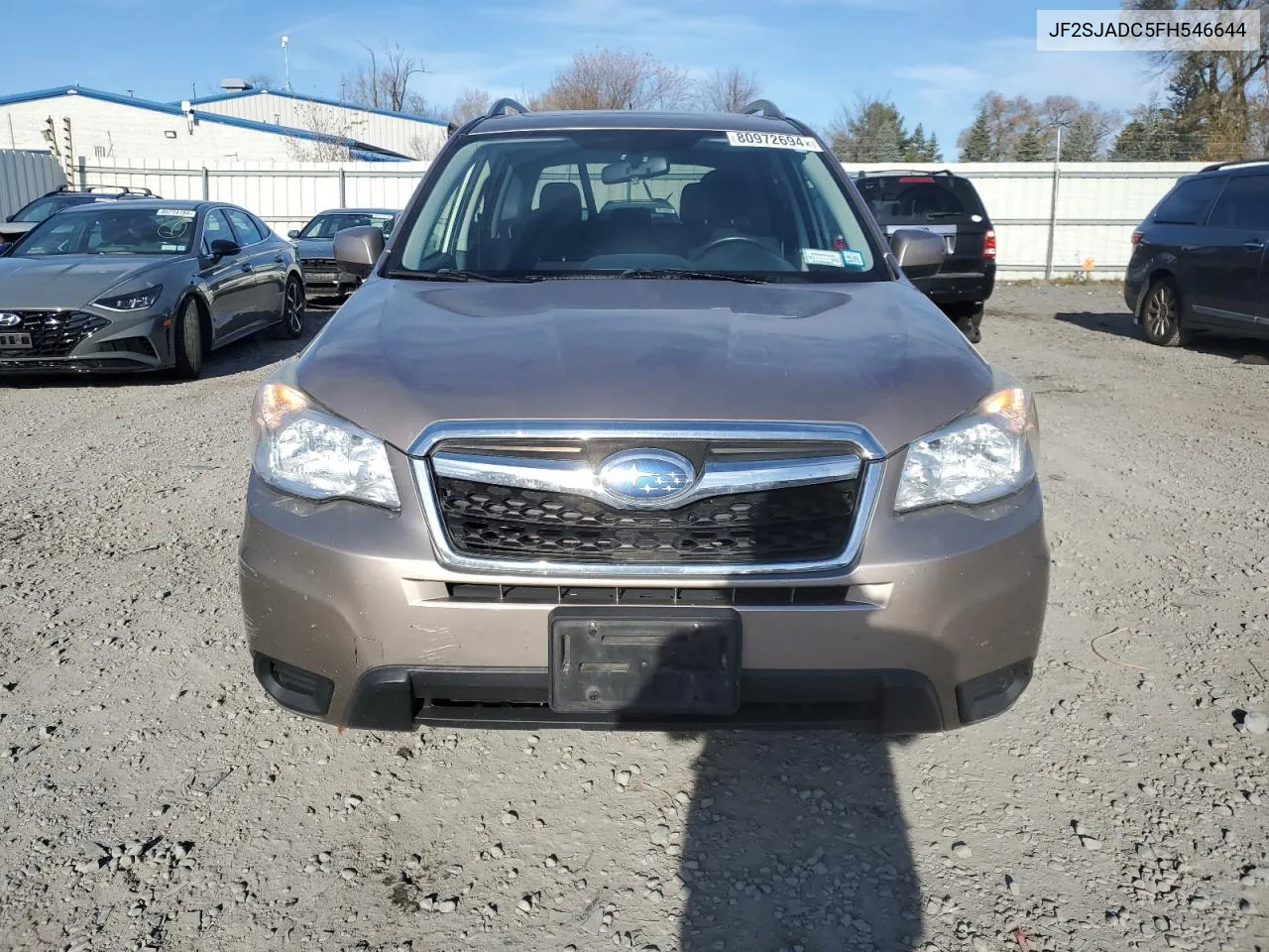 2015 Subaru Forester 2.5I Premium VIN: JF2SJADC5FH546644 Lot: 80972694